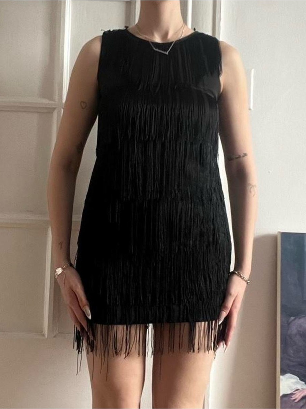 Size Small Mini Fringe Dress